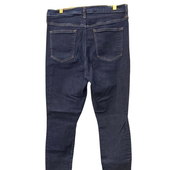 GAP High Waist Skinny Stretch Denim Ankle Jeans Sz 12 EUC - Picture 3 of 7